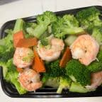 Best D4. Steamed Shrimp with Broccoli in Aurora, IL