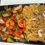 Best C25. Hot & Spicy Shrimp (Combo Platter) in Aurora, IL